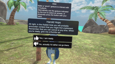 Rabbit Island trapdoor animation